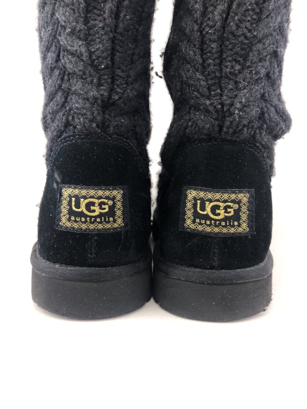 UGG Feliciana Cable Knit Tall Winter Boots 9 - Picture 13 of 13